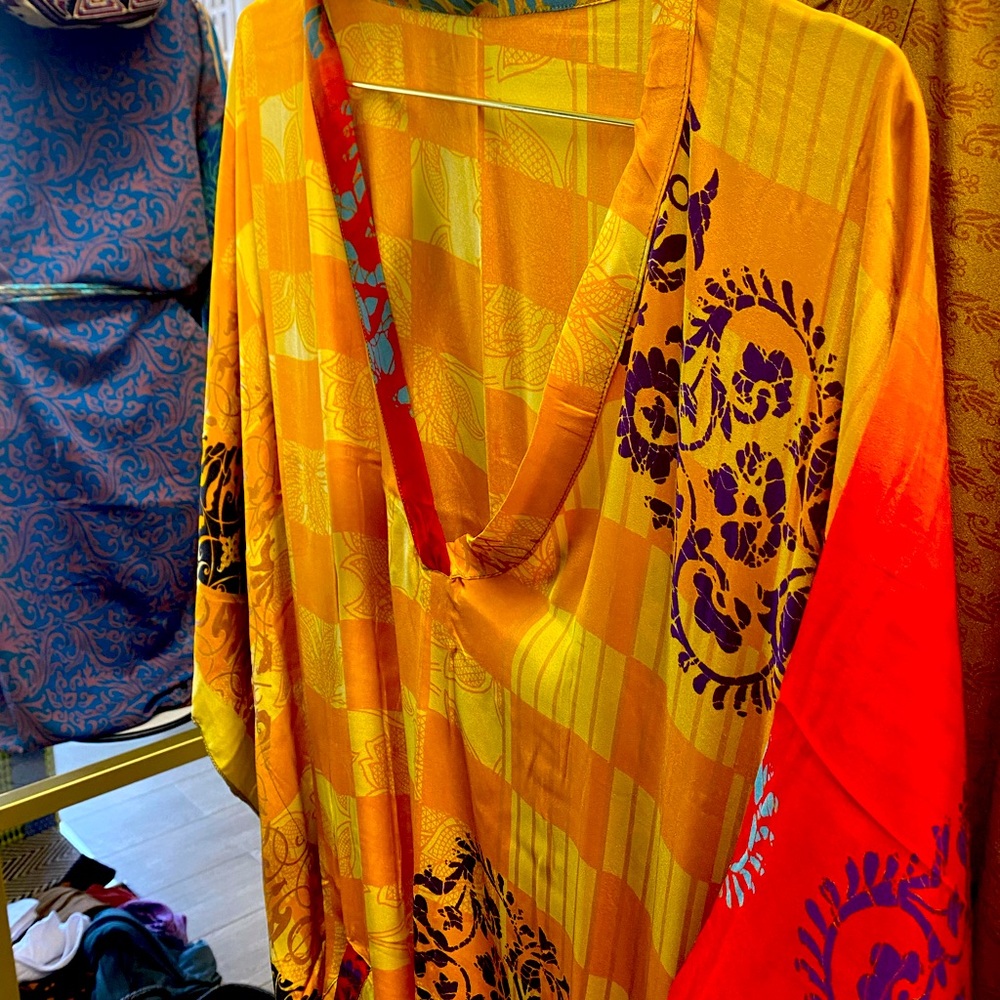 Handcrafted Silk Maxi Kaftans